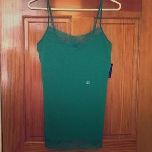 Express Green Lace Cami - Medium